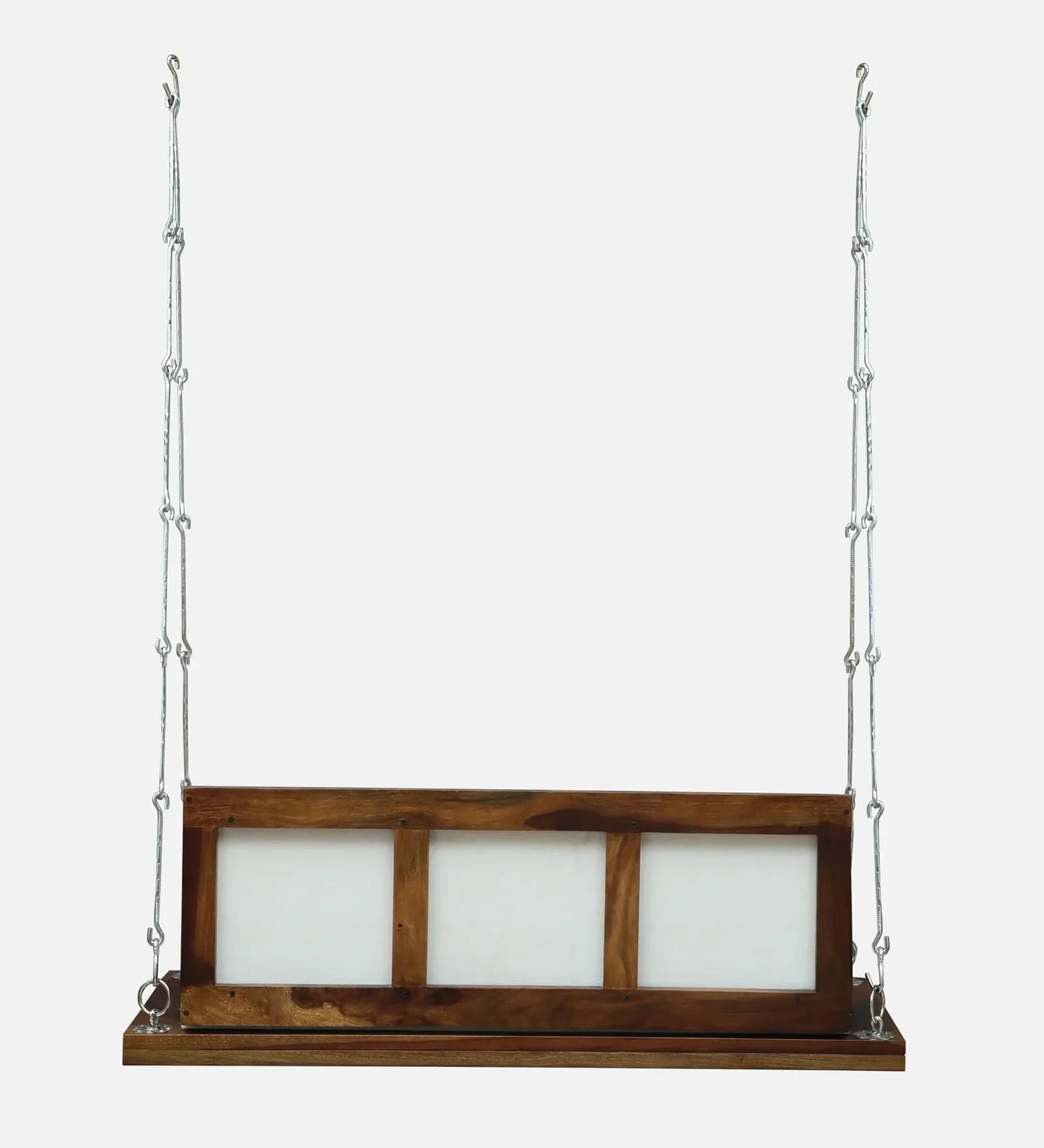 Solid Wood Hanging Swing for Living Room | Luxury Wooden Jhula – Ferrowoods - Ferrowoods