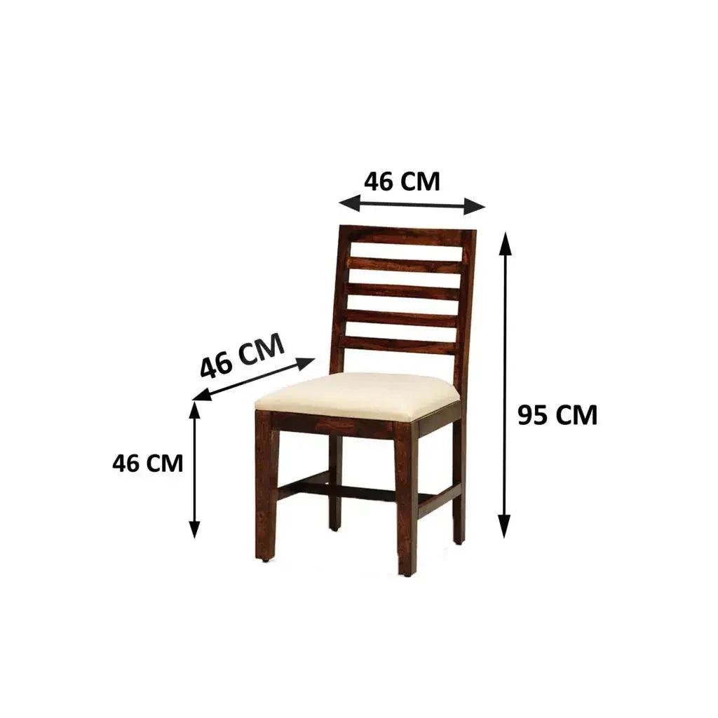 LUNA SOLID WOOD SET OF 2 CHAIRS - Ferrowoods