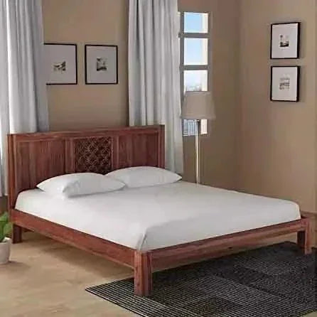 max solid wood king size bed - Ferrowoods
