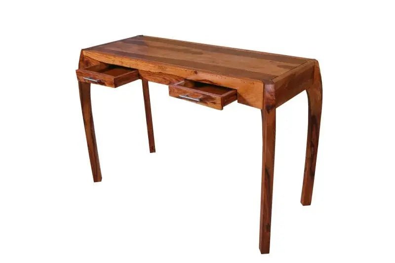 RASSEY SOLID WOOD CONSOLE TABLE HONEY FINISH -