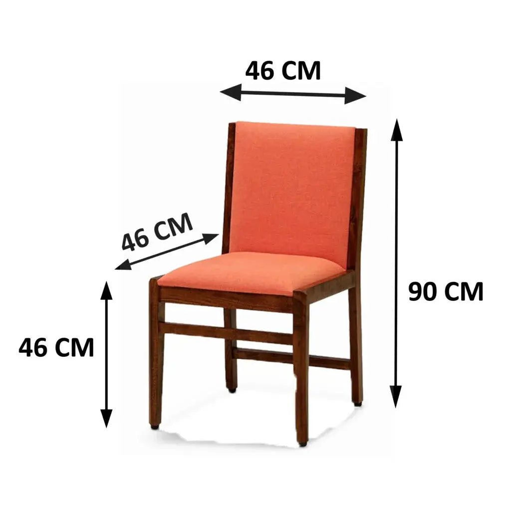 SOLIDWOOD SET OF 2 CHAIRS -