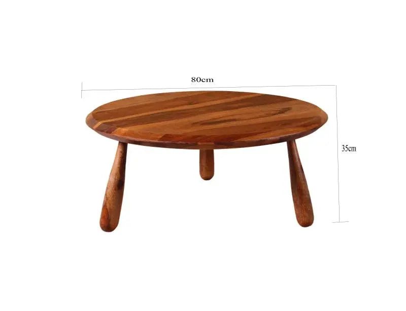 SUMY COFFEE TABLE SOLID WOOD HONEY FINISH -