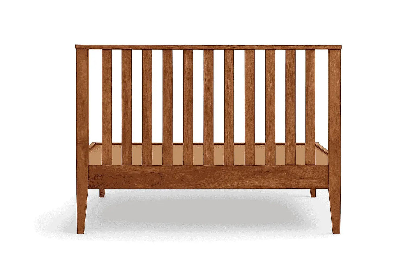 Vista solid wood King size walnut finish bedFerrowoods
