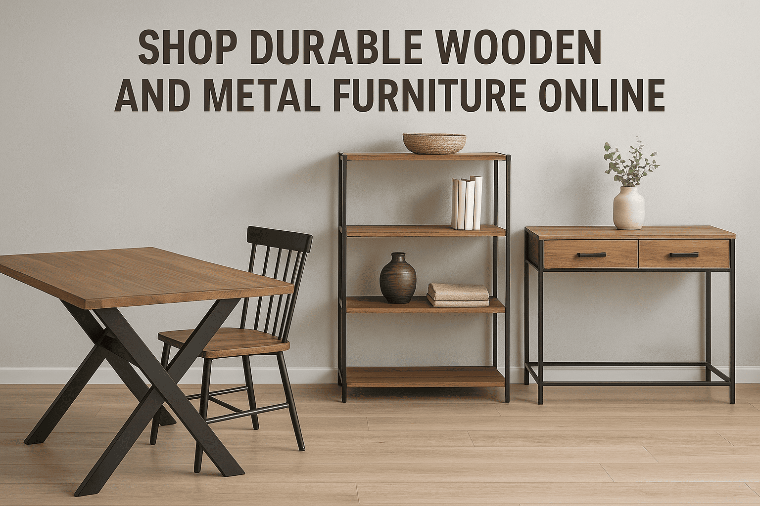 Shop Durable Wooden and Metal Furniture Online