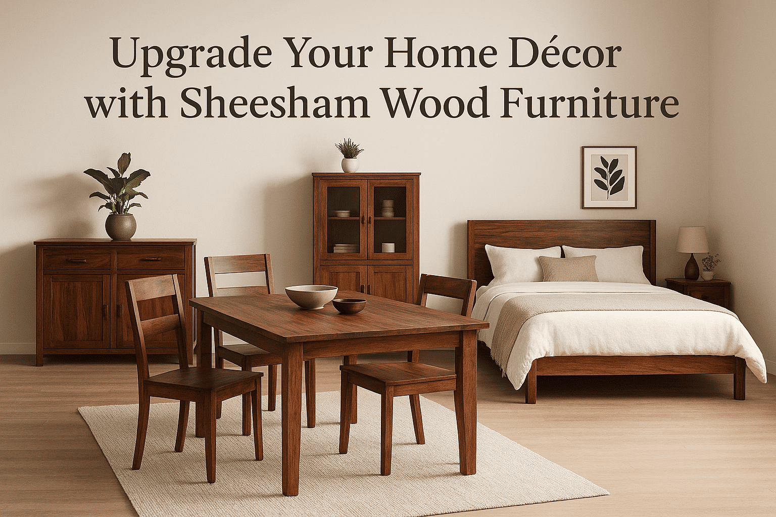 Upgrade Your Home Décor with Sheesham Wood Furniture
