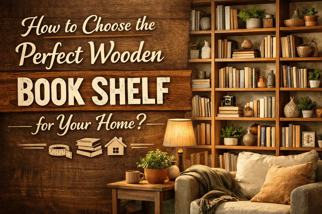 How to Choose the Perfect Wooden Book Shelf for Your Home? - Ferrowoods
