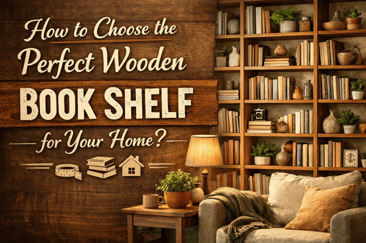 How to Choose the Perfect Wooden Book Shelf for Your Home? - Ferrowoods