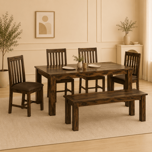 Solid wood furniture finishes — Provincial Teak, Dark Walnut, and Honey Oak by Ferrowoods