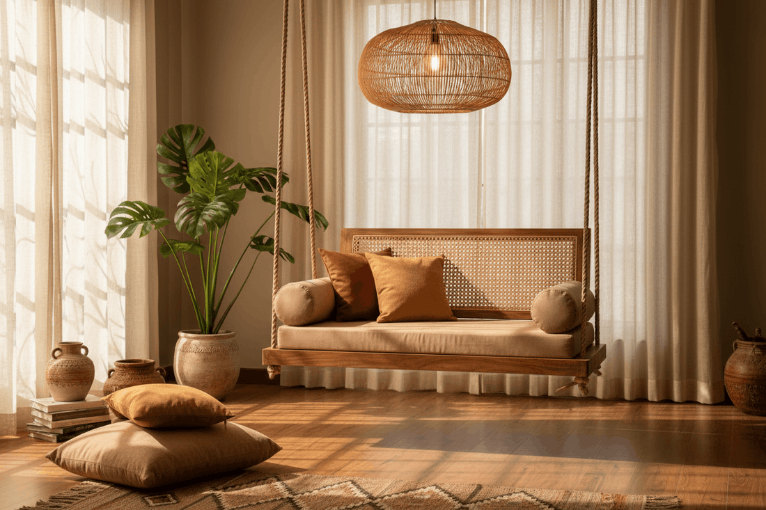 Why Every Modern Indian Home Needs a Sheesham Wood Swing Jhula