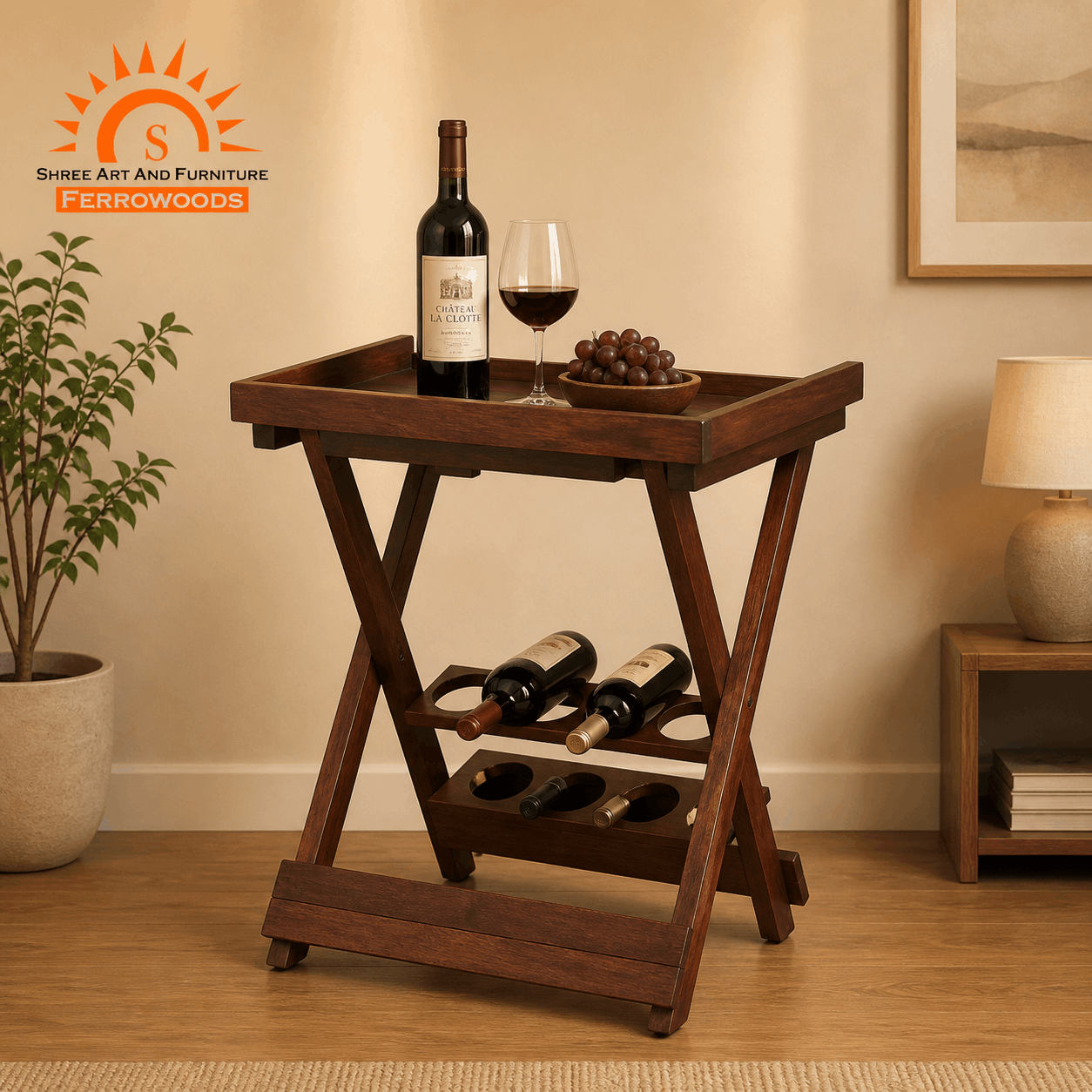 premium wooden wine racks