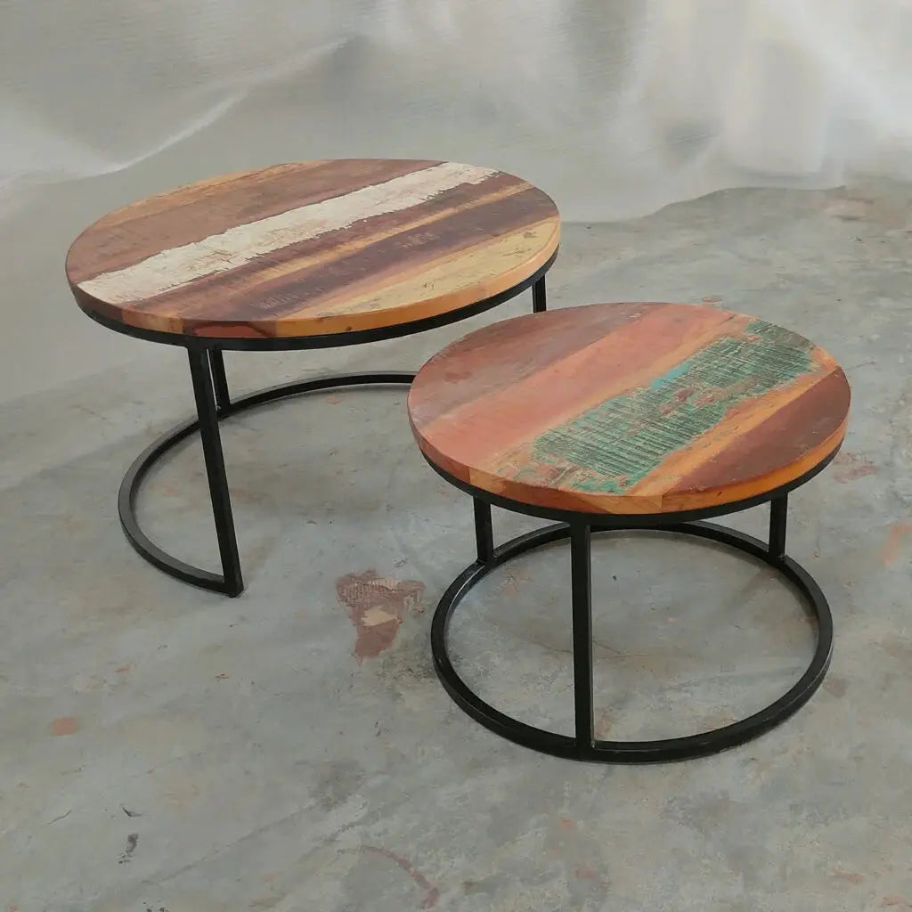 SET OF 3 RECLAIMED WOOD SFSO013 My Store