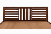 Aura solid wood King size walnut finish bed My Store