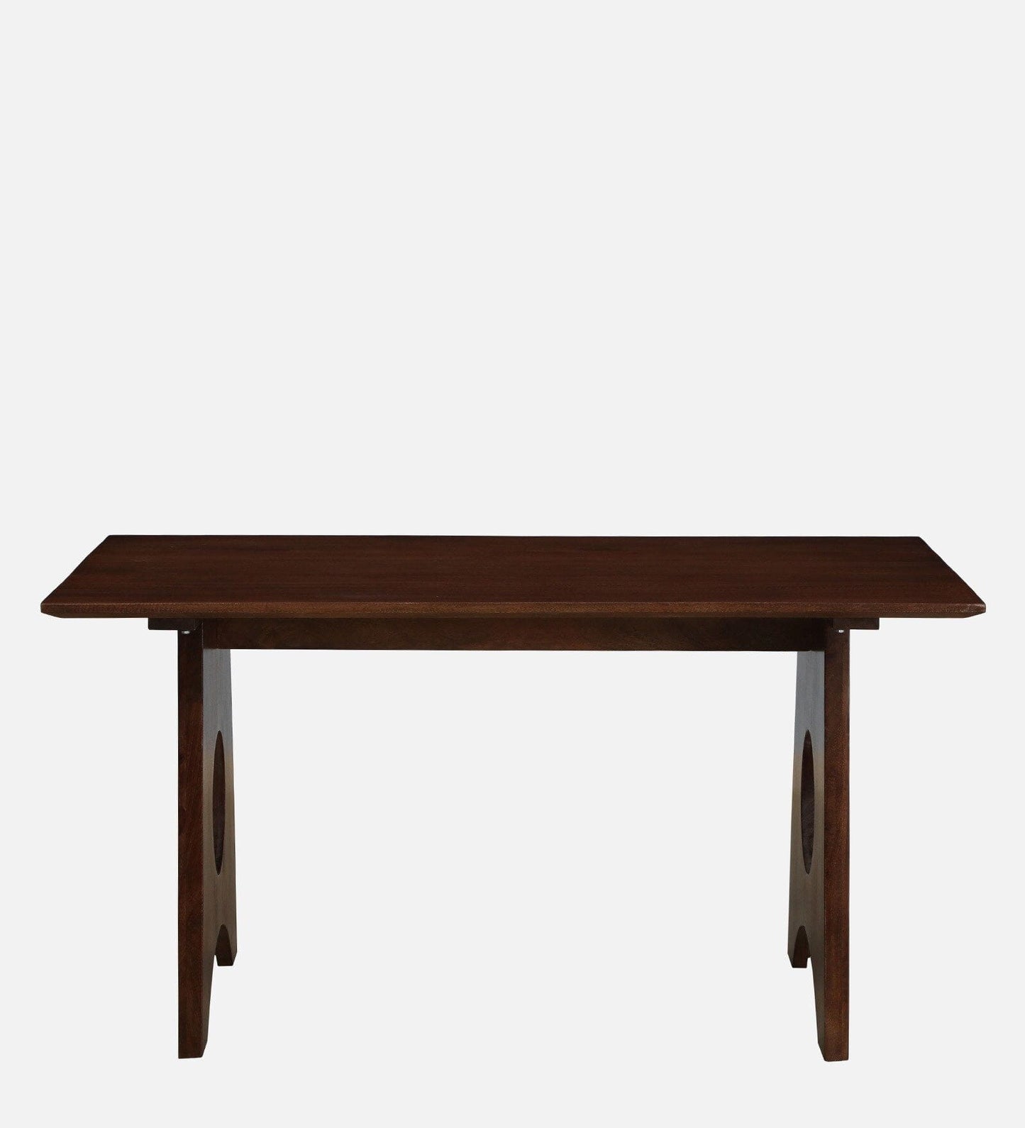 Sheesham Wood 6 Seater Dining Table Set with Cushioned Chairs | Solid Wood Dining Set for Home
