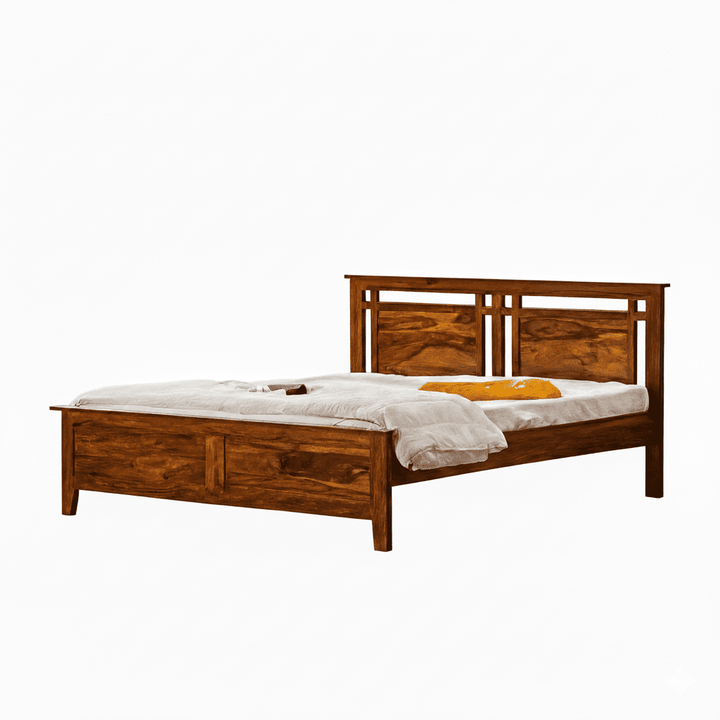 ferrowoods solid wood king size bed My Store