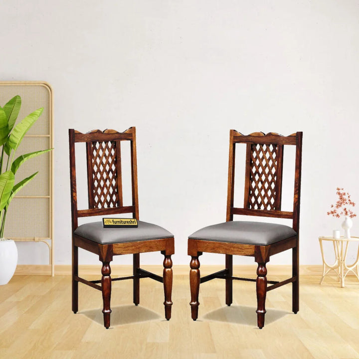 SOLIDWOOD SET OF 2 CHAIRS