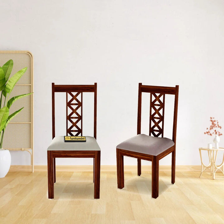 SOLIDWOOD SET OF 2 CHAIRS