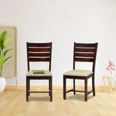 SOLIDWOOD SET OF 2 CHAIRS My Store