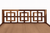 indy solid wood queen size bed walnut finish My Store