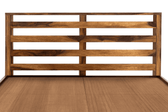 Kas solid wood King size walnut finish bed My Store