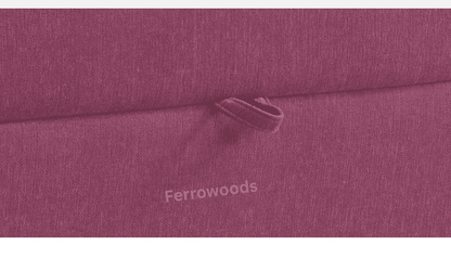 3 Seater Sofa Bed – Modern Fabric Convertible Living Room Sofa (Maroon) -