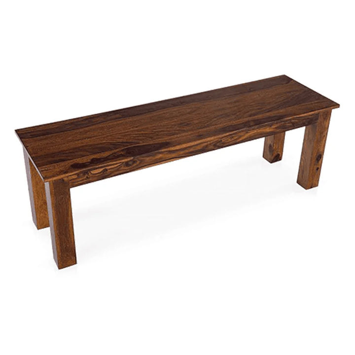 MOJO SOLID WOOD BENCH IN WALNUT FINISH