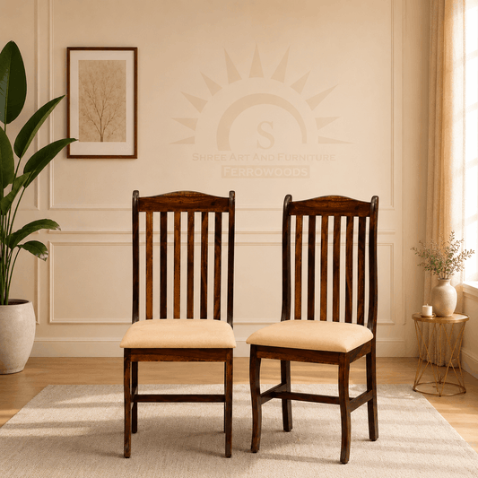 Luxurious cushion sitting with solidwood 
