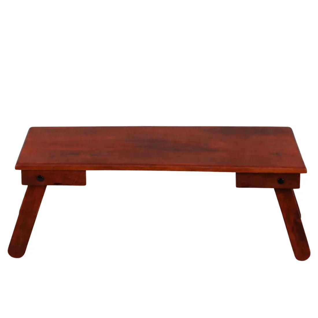 Ferrowoods Solid Wood Bed Laptop Table | Foldable Wooden Breakfast Table for Bed | Portable Work Desk for Laptop, Study & Coffee | Multipurpose Bed Tray Table - Ferrowoods