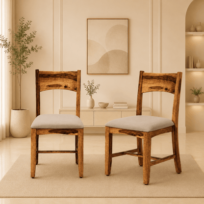 axiss chair in creamy living room 