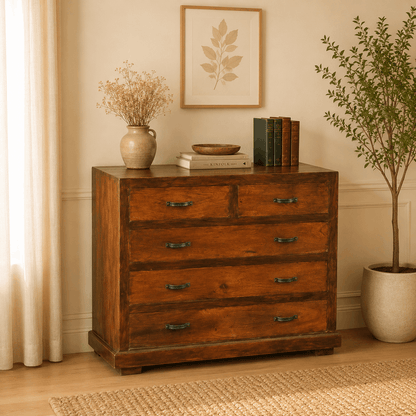 daino  chest of drawer in  honey oak 