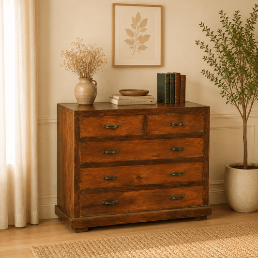 daino  chest of drawer in  honey oak 