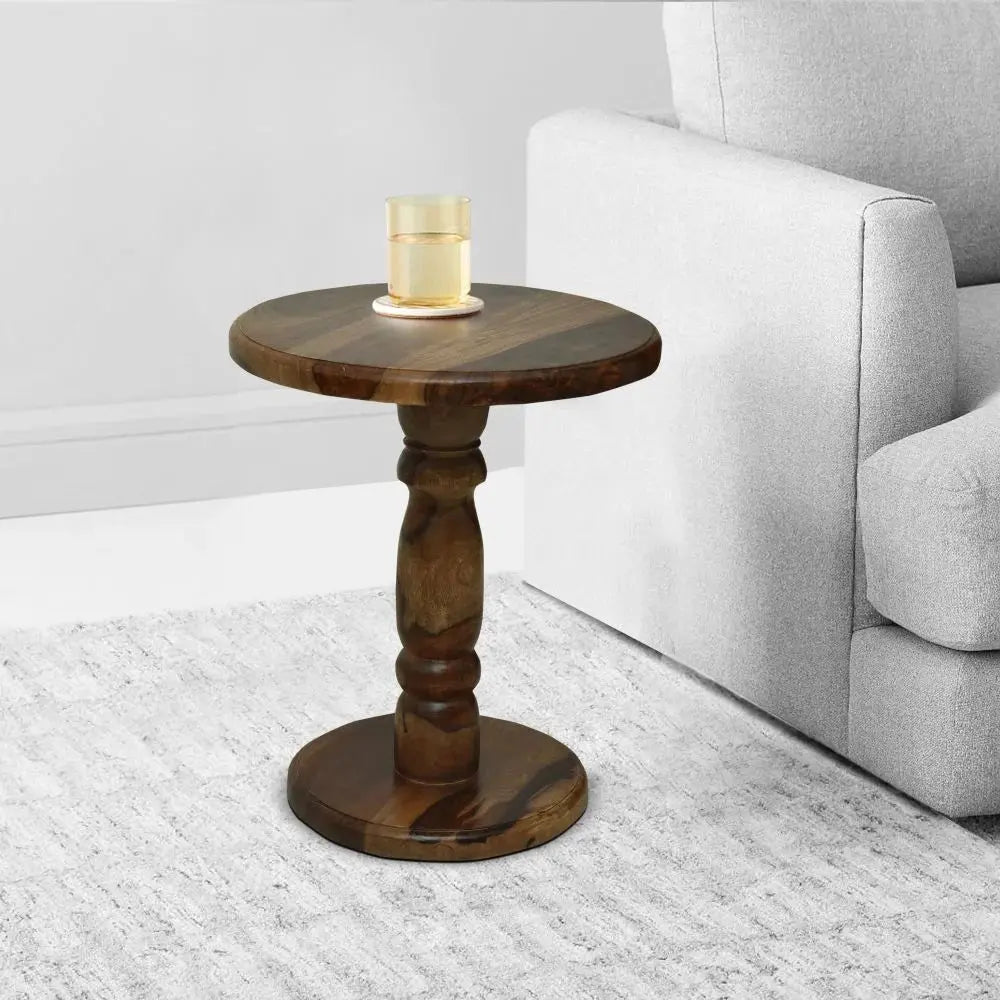 DELTA END TABLE SOLID WOOD WALNUT FINISHEnd table / side tableFerrowoods