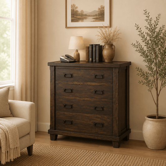 demmoy-chest-of-drawer IN RUSTIC FININSH 