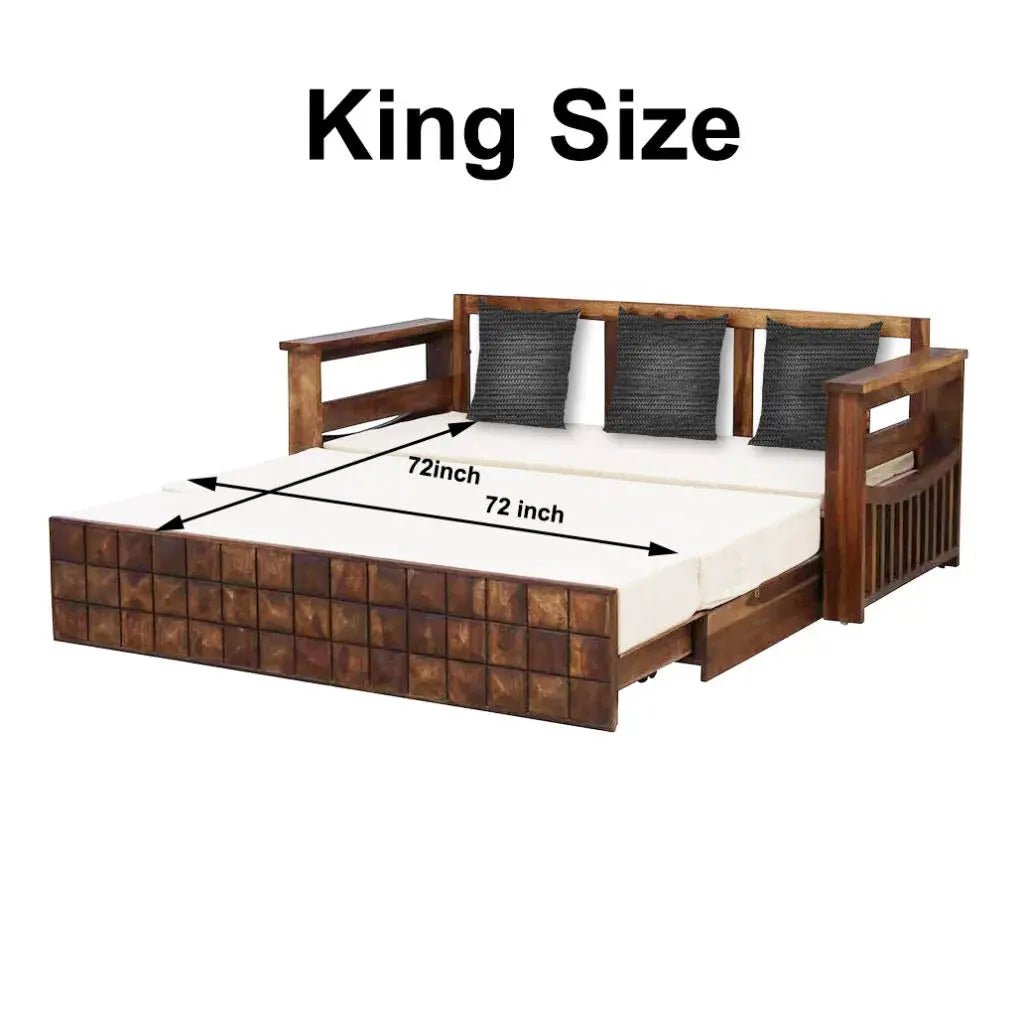 DIAMOND SOLID WOOD SOFA CUM BEDSOFA CUM BEDFerrowoods