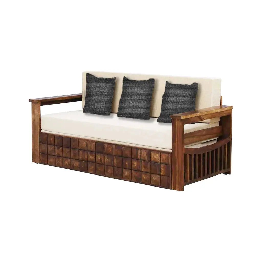 DIAMOND SOLID WOOD SOFA CUM BEDSOFA CUM BEDFerrowoods