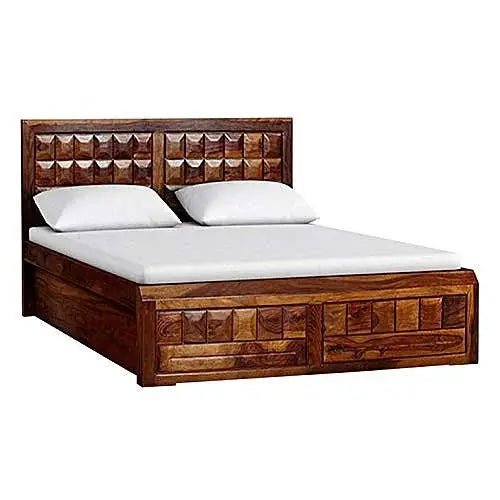 furnitureshri diamond solid wood storage bedFerrowoods