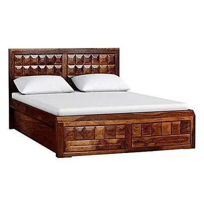 furnitureshri diamond solid wood storage bedFerrowoods
