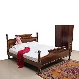 furnitureshri solid wood king size bedFerrowoods