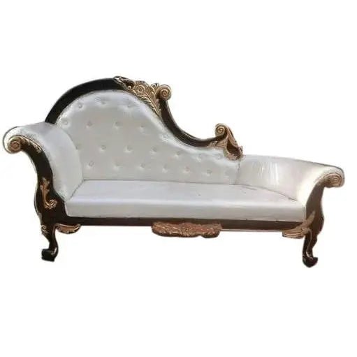 GEM SOLID WOOD COUCHES IN BLACK AND GOLDEN FINISH -