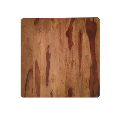 GEM SQUARE SOLID WOOD DINING TABLE IN WALNUT FINISH - Ferrowoods