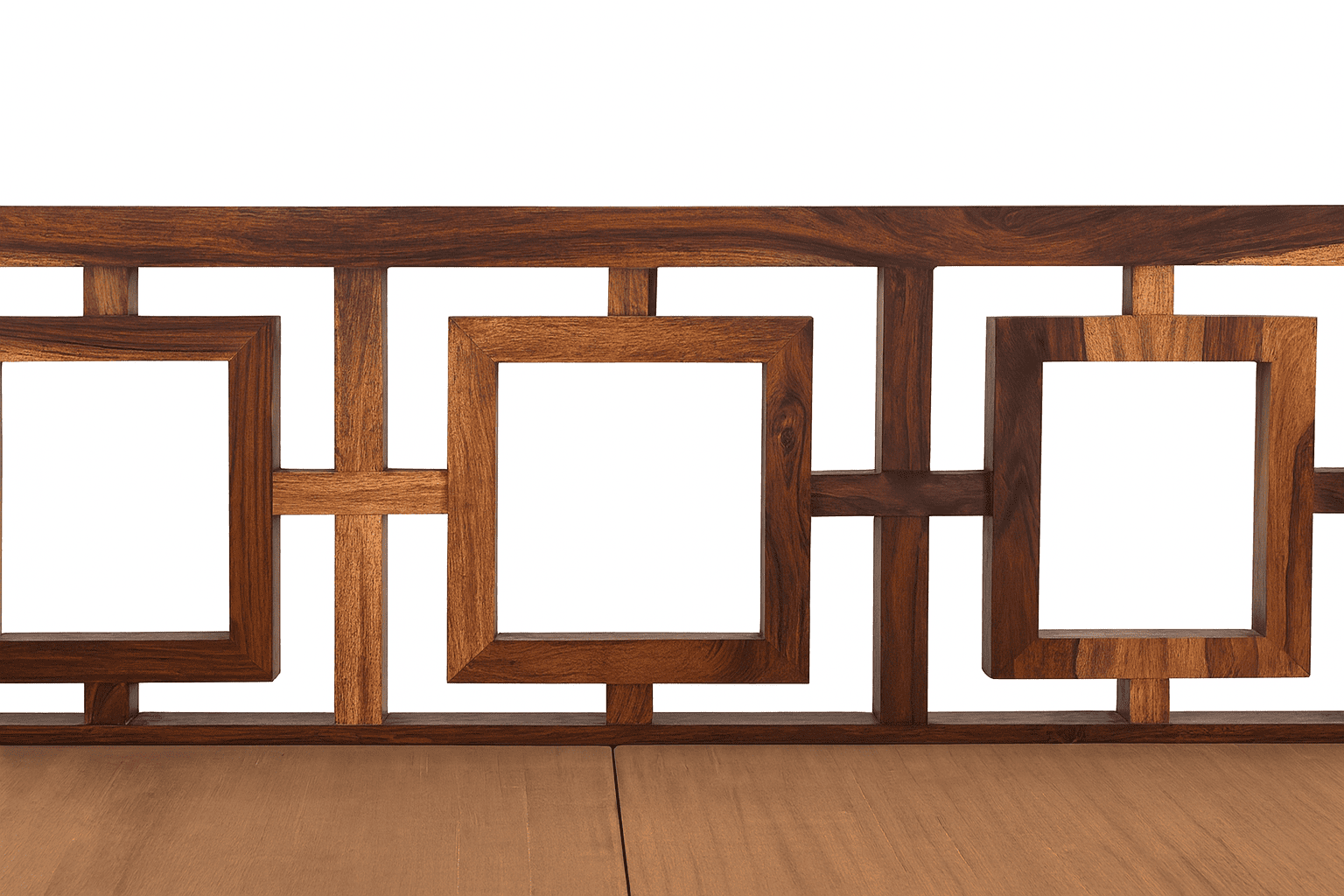 Gorry solid wood King size walnut finish bed My Store