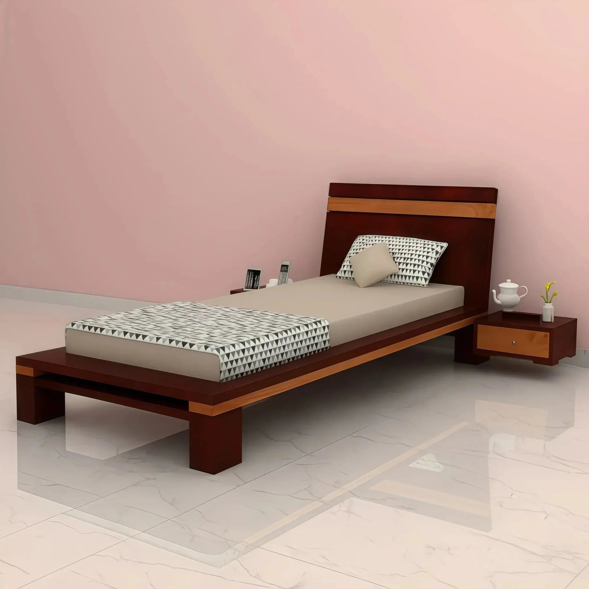 Wooden Single Bed Collection Online | Ferrowoods