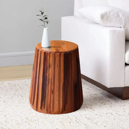 HULLEY END TABLE SOLID WOOD HONEY FINISHEnd table / side tableFerrowoods