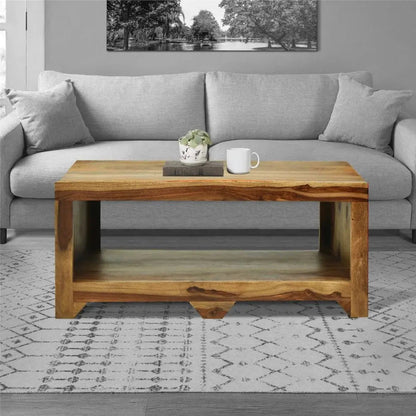 ISHA WOODEN COFFEE TABLEFerrowoods