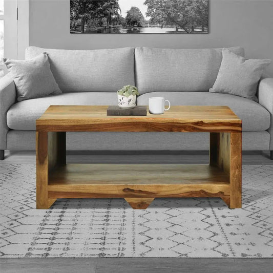 ISHA WOODEN COFFEE TABLEFerrowoods