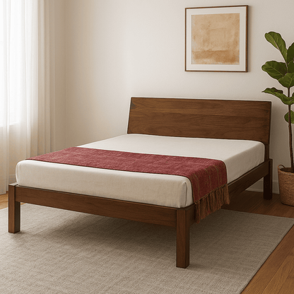 kumud solid wood king size bedFerrowoods