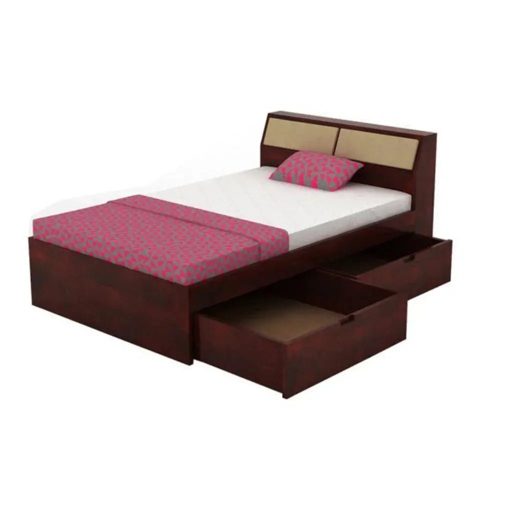 Luma Single Bed With Storage box headboardFerrowoods
