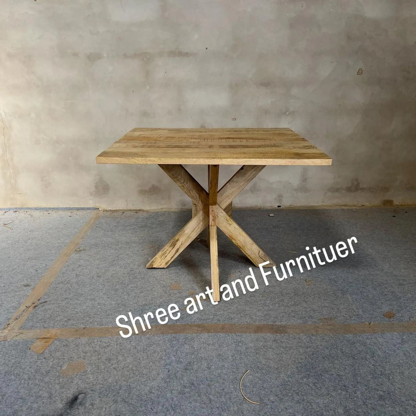 Mango Wooden Folding Table - Premium Wood Furniture for Living Room -