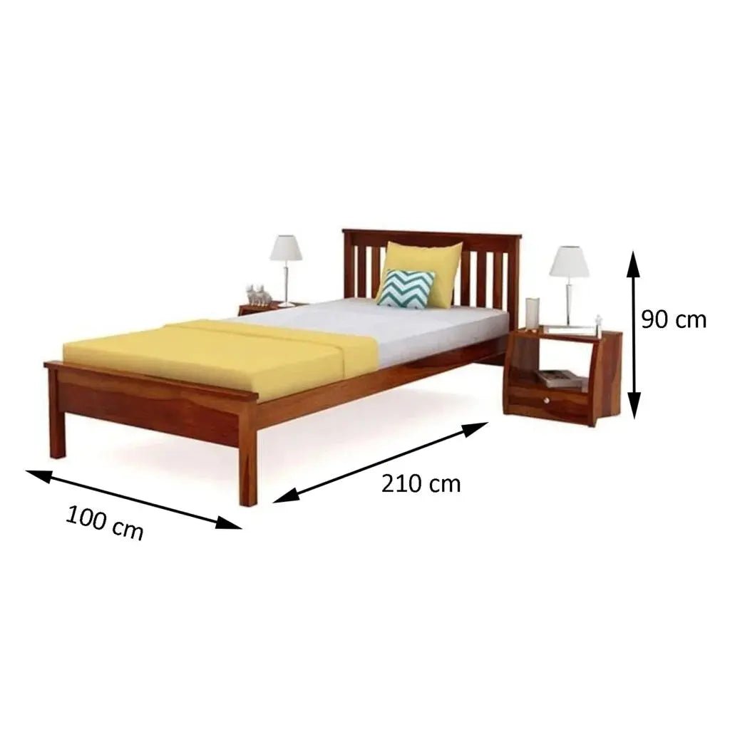 Marc Single Bed honey finishFerrowoods