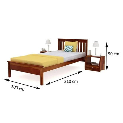 Marc Single Bed honey finishFerrowoods