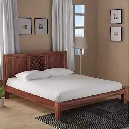 max solid wood king size bedFerrowoods